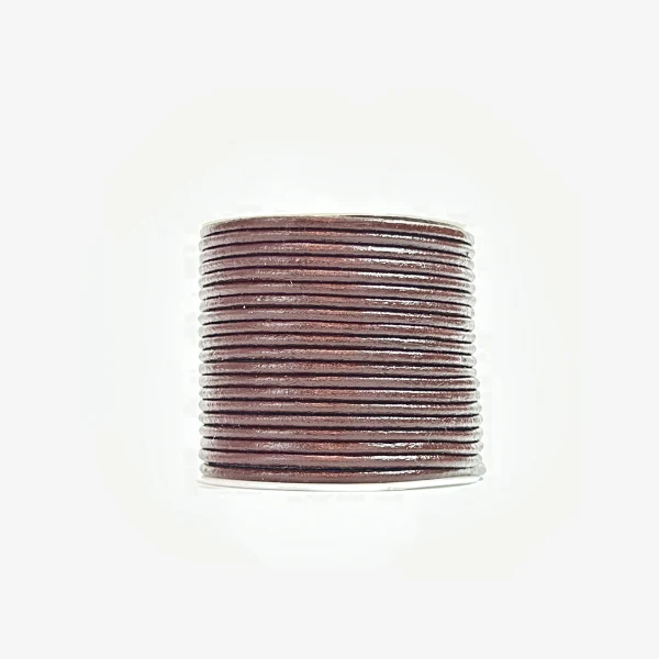 HobbyArts Lædersnor, 10 m, Mørk brun
